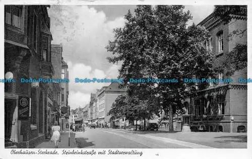 R154410 Oberhausen Sterkrade. Steinbrinkstraße mit Stadtverwaltung. Cramers. 19