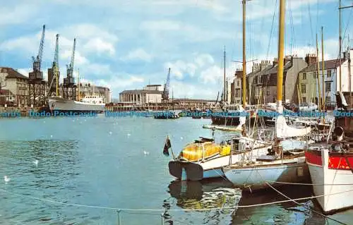 R153850 Der Hafen. Weymouth. 1968