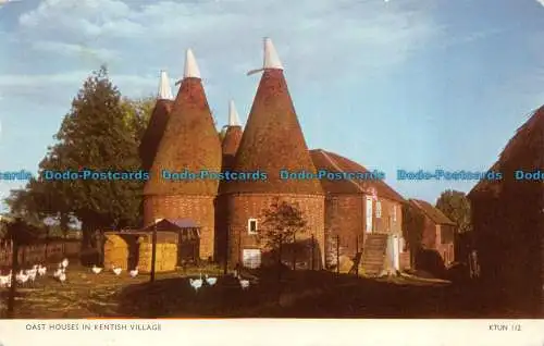 R153872 Oast Houses in Kentish Village. Jarrold. RP