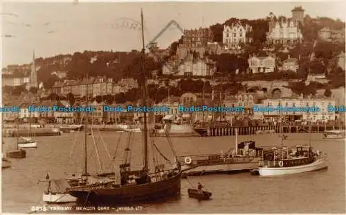 R154573 Torquay. Beacon Quay. Judges Ltd. Nr. 8878. 1946