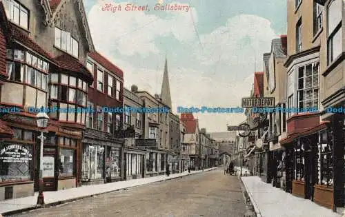 R154575 High Street. Salisbury. Valentinstag. 1906