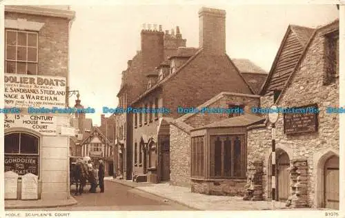 R154602 Poole. Scaplens Court. Photochrom. Nr. 81075. 1947