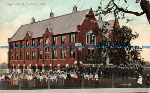 R154705 High School. Victoria B.C. Valentine. 1909