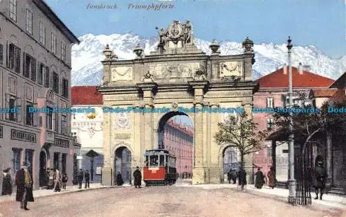 R154788 Innsbruck. Triumphpforte. Spüler