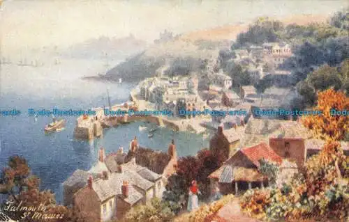 R154842 Falmouth. St. Mawes. Tuck. Öle. 1929