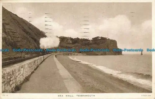 R154847 Meeresmauer. Teignmouth. Tuck. 1948