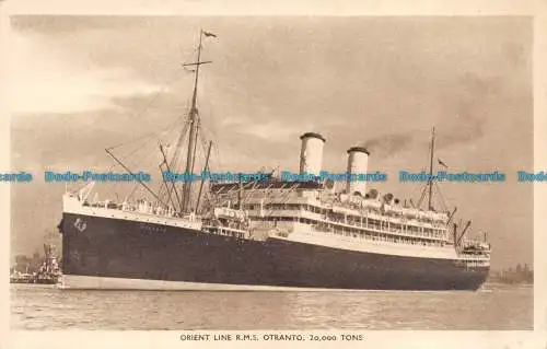 R154857 Orient Line R.M.S. Otranto