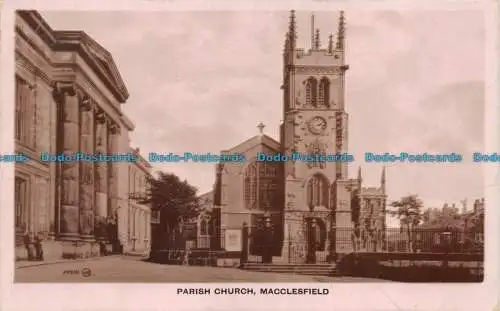 R154882 Pfarrkirche. Macclesfield. Valentinstag. 1918