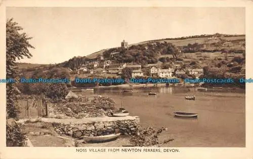 R155024 Noss Village von Newton Ferrers. Devon. J. Dixon Scott