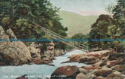 R155061 Die Bergarbeiterbrücke. Bettws Y Coed. B. B. London. Nr. 58