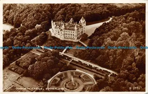 R155074 Dunrobin Castle. Sutherland. Valentinstag. RP. 1957