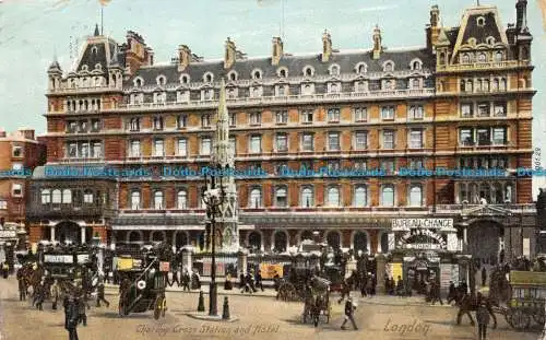 R155092 Umkleidekreuzbahnhof und Hotel. London. Hartmann