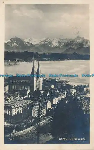 R155119 Luzern und die Alpen. 1928