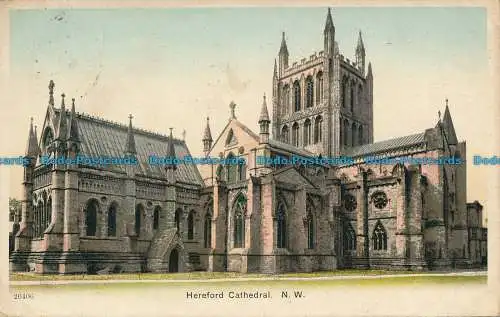 R155120 Hereford Cathedral. B.Nr. 20406. 1905