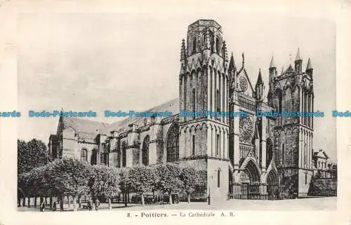 R155269 Poitiers. Die Kathedrale. A. Bruel. Nr. 8