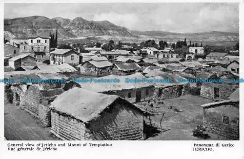 R155349 Allgemeiner Blick auf Jericho und den Berg der Versuchung. Jericho. A. Attallah Fr