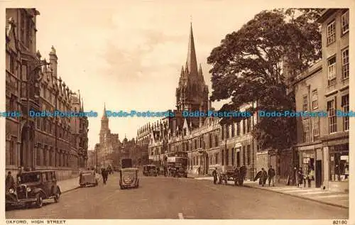 R155383 Oxford. High Street. Photochrom. Nr. 82180