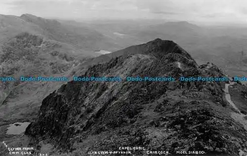 R155390 Glyder Fawr. Cwm Glas. Capel Curig. Llyn Cwm und Ffynnon. Krippe Goch. Moel