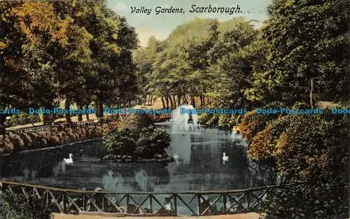 R155481 Valley Gardens. Scarborough. M.G. Glen. 1918