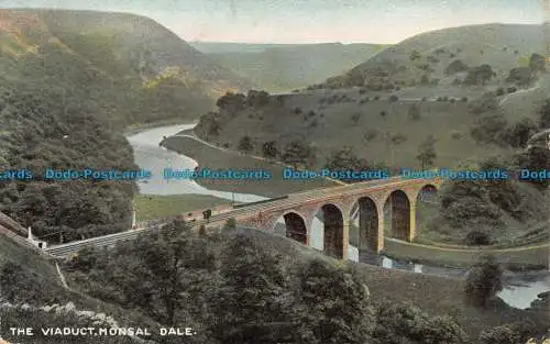 R155487 Das Viadukt Monsal Dale. A.P.Co. Künstlerisch. 1905