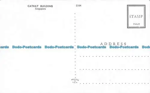 R155525 Cathay Gebäude. Singapur
