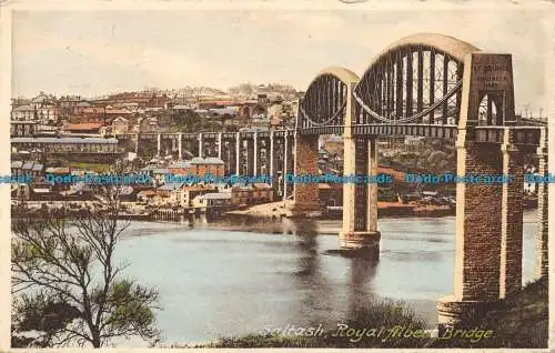 R155541 Saltash Royal Albert Bridge. Frith. 1925