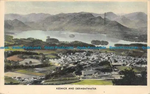 R155664 Keswick und Derwentwater. Abraham. 1949. RP