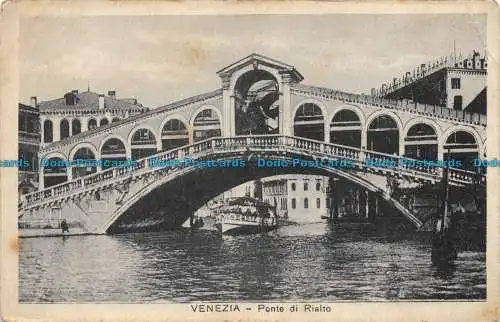 R155672 Venedig. Rialtobrücke. Sehr ruhig