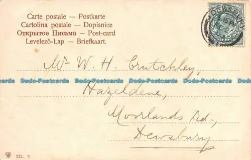 R155719 Alte Postkarte. Blumenbaum