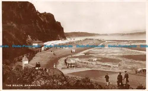 R155724 The Beach Shanklin. RP. 1933