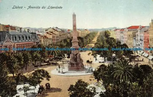 R155748 Lissabon. Avenida da Liberdade