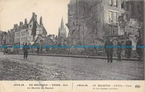 R155783 In Belgien. Ypern. Blick auf den Buttermarkt. Der Deley