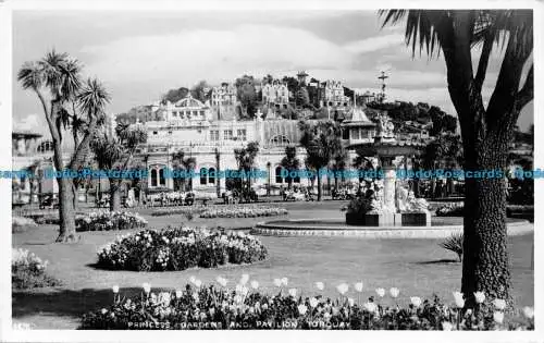 R155941 Prinzessinnengärten und Pavillon. Torquay. In der Nähe. RP