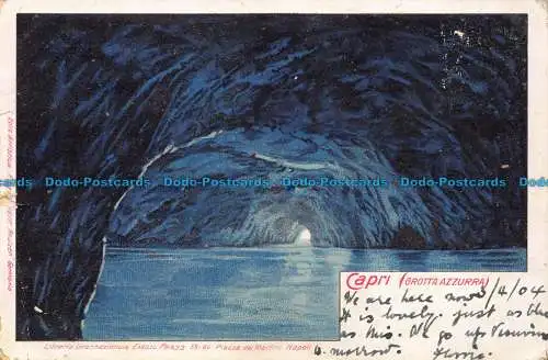 R155969 Capri. Blaue Grotte. 1904