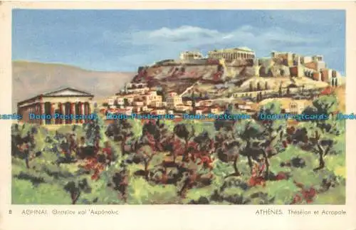 R158097 Athen. Theion und Akropolis. Delta