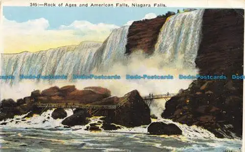 R157137 Rock of Ages und American Falls. Niagarafälle