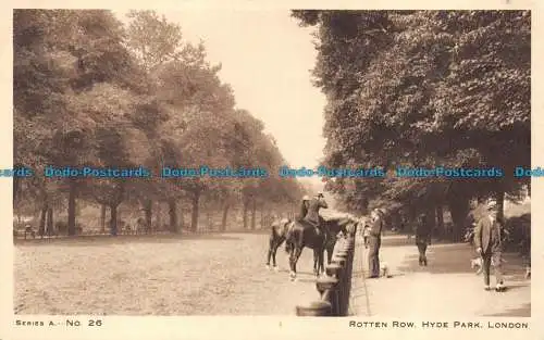 R157141 Faule Row. Hyde Park. London