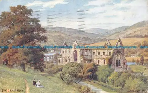 R158121 Tintern Abbey. Lachs. 1922