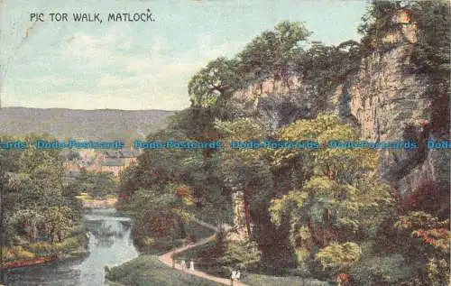 R157636 Pic Tor Walk. Matlock. 1905