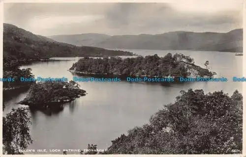 R157644 Ellens Isle Loch Katrine Trossachs. Weiß. Das Beste von allem. RP