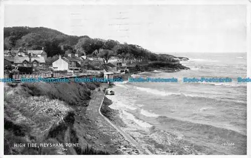 R158131 High Tide. Heysham Point. 1936