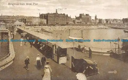 R158701 Brighton vom West Pier. Valentinstag. 1918