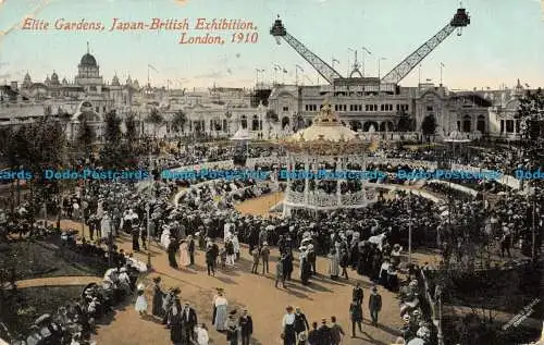 R158149 Elite Gardens. Britische Japan-Ausstellung. London 1910. Valentinstag. 1921