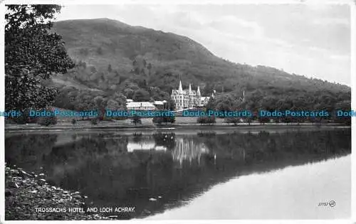 R158711 Trossachs Hotel und Loch Achray. Valentinstag. Foto braun