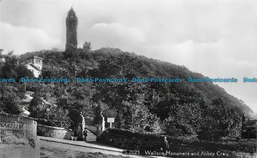 R158712 Wallace Monument und Abbey Craig. RP