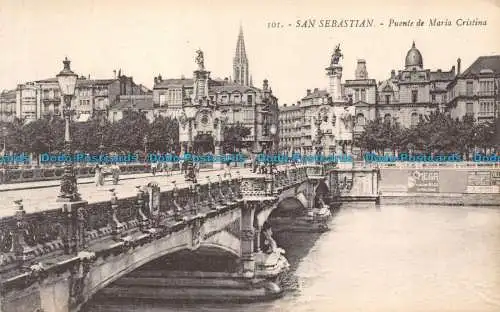 R158198 San Sebastian. Maria Cristina Brücke. G. Galarza