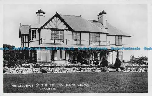 R158220 Die Residenz der Rt. Hon. Lloyd George. Criccieth