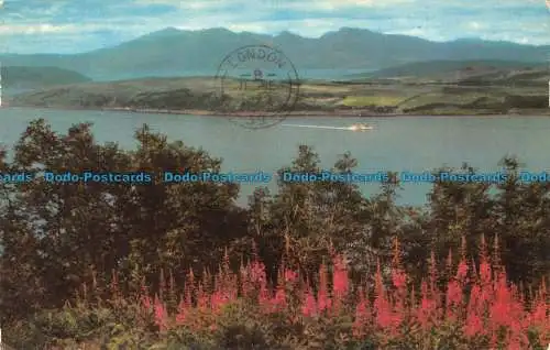 R158809 Die Insel Arran von oben Largs. 1979