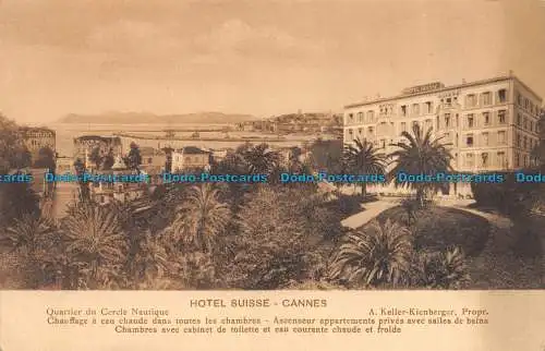 R158285 Hotel Suisse. Cannes. A. Keller Kienberger