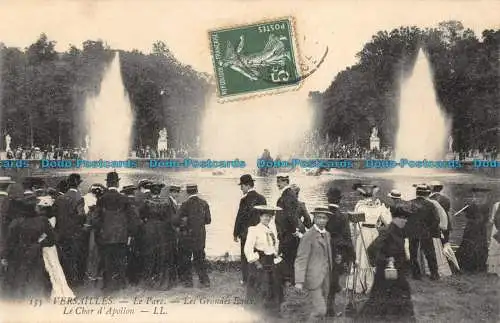 R158315 Versailles. Der Park. Die großen Gewässer. Der Panzer des Apollo. LL. Nr. 155